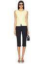 view 5 of 6 CAPRI SUPER SLIM FREE PEOPLE BETTE in Black