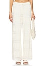 view 1 of 6 Aiden Lace Pant in White