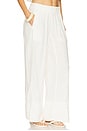 view 2 of 6 CALÇA DE LINHO DAYS END in Clean Ivory