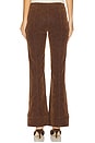 view 4 of 6 CALÇA DE CAMURÇA GLOW UP in Shaved Chocolate