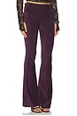 view 2 of 6 Penny Pull On Velvet Pant in Vintage Grape