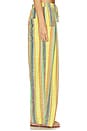 view 3 of 6 Chambers Laid Back Stripe Pant in Butter Yellow Combo