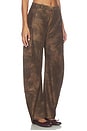 view 2 of 6 x We The Free Spotlight Faux Trouser in Chocolate Brown