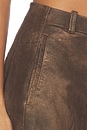 view 7 of 6 x We The Free Spotlight Faux Trouser in Chocolate Brown