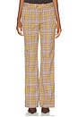 view 1 of 6 PANTALÓN CON TRABILLA CEÑIDO SET ON YOU in Aged Gold Combo