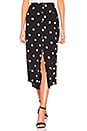view 1 of 4 JUPE MIDI RETRO LOVE in Black & White Combo