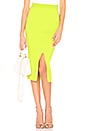 view 1 of 4 Skyline Midi Skirt in Lime