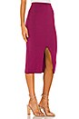 view 2 of 4 Skyline Midi Skirt in Raspberry