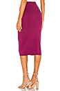 view 3 of 4 Skyline Midi Skirt in Raspberry