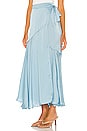 view 2 of 4 So Silky Wrap Half Slip Skirt in Mist