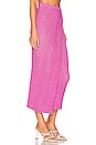 view 2 of 4 BORDERLINE MIDI スカート in Orchid Combo