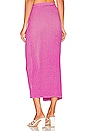view 3 of 4 BORDERLINE MIDI スカート in Orchid Combo