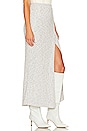 view 2 of 4 Better Days Midi Skirt in Grey Combo
