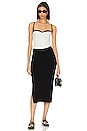 view 4 of 4 Golden Hour Midi Skirt in Black