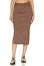 view 1 of 4 Golden Hour Midi Skirt in French Roast