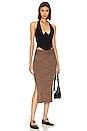 view 4 of 4 Golden Hour Midi Skirt in French Roast