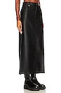 view 2 of 4 City Slicker Faux Leather Maxi Skirt In Black in Black