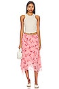 view 4 of 4 Garden Party Skirt in Pink Blossom