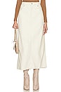 view 1 of 4 x We The Free City Slicker Faux Leather Maxi Skirt in Nilla Cream