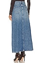 view 3 of 4 x We The Free Come As You Are Denim Maxi Skirt in Sapphire Blue Slit