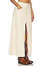 view 2 of 4 Come As You Are Cord Maxi Skirt in Beechwood