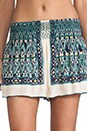 view 4 of 7 Smocked Waist Skort in Ash Combo