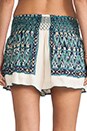 view 6 of 7 Smocked Waist Skort in Ash Combo