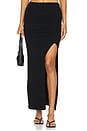 view 1 of 6 FALDA MAXI FREE PEOPLE PEAK SHOQ in Black Solid