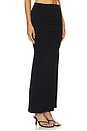 view 2 of 6 FALDA MAXI FREE PEOPLE PEAK SHOQ in Black Solid