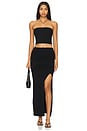 view 5 of 6 FALDA MAXI FREE PEOPLE PEAK SHOQ in Black Solid