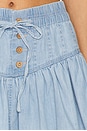 view 6 of 6 x We The Free Roselle Denim Mini Skirt in Going Steady