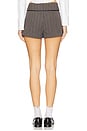 view 4 of 6 ЮБКА FREE PEOPLE HOUSTON in Charcoal Pinstripe