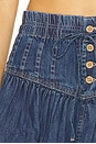 view 6 of 6 x We The Free Roselle Denim Mini Skirt in High Tide