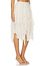 view 2 of 6 Susanna Midi Skirt in White Alyssum