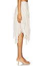 view 3 of 6 Susanna Midi Skirt in White Alyssum