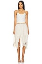 view 5 of 6 Susanna Midi Skirt in White Alyssum
