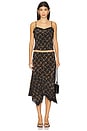 view 5 of 6 Bali Sweet Escape Skirt in Black Combo