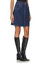 view 2 of 6 x We The Free Suzy Denim Midi Skirt In Deep Ocean in Deep Ocean