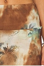 view 6 of 6 Sunset Mesh Maxi Skirt in Moss Combo