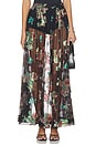 view 1 of 6 Fioritura Maxi Skirt in Black