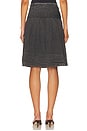 view 4 of 6 Peyton Pintuck Midi Skirt In Washed Black in Washed Black