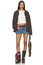 view 5 of 6 MINIFALDA HERA STUDDED DENIM in Juno
