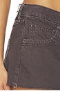 view 6 of 6 Lainey Low Rise Mini Skirt in Chocolate