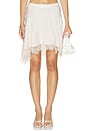 view 1 of 6 Something Satin Half Slip Skirt in Coconut Cream