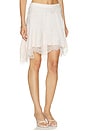 view 2 of 6 Something Satin Half Slip Skirt in Coconut Cream
