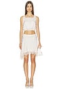 view 5 of 6 Something Satin Half Slip Skirt in Coconut Cream