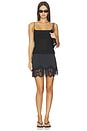view 5 of 6 X Intimately Meet Me in The Middle Half Slip Skirt in Black