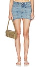 view 1 of 6 X We The Free Dolly Denim Mini Skirt in Truest Blue