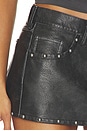 view 6 of 6 Lainey Studded Faux Skirt in Black