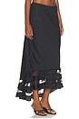 view 4 of 7 Long Lost Lover 1/2 Slip Skirt in Black